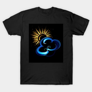 Glowing sun and cloud T-Shirt